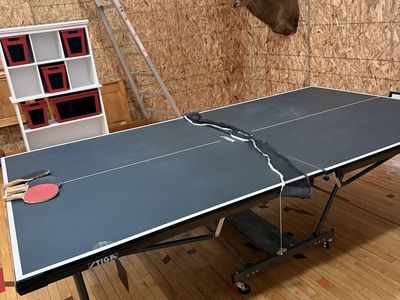 STIGA Ping Pong Table with Net and Paddles - Folding Table Tennis