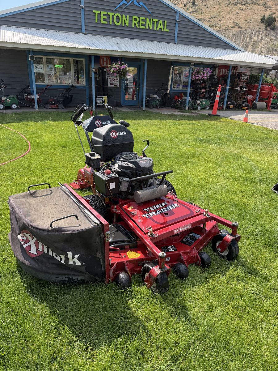 Exmark Turf Tracer 48" Walk-Behind Mower with Kawasaki Engine and Bagging System