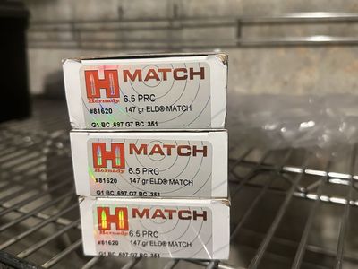 Hornady 6.5 PRC 147 gr ELD M - 50 Rounds