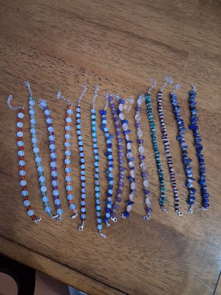 Gemstone bracelets