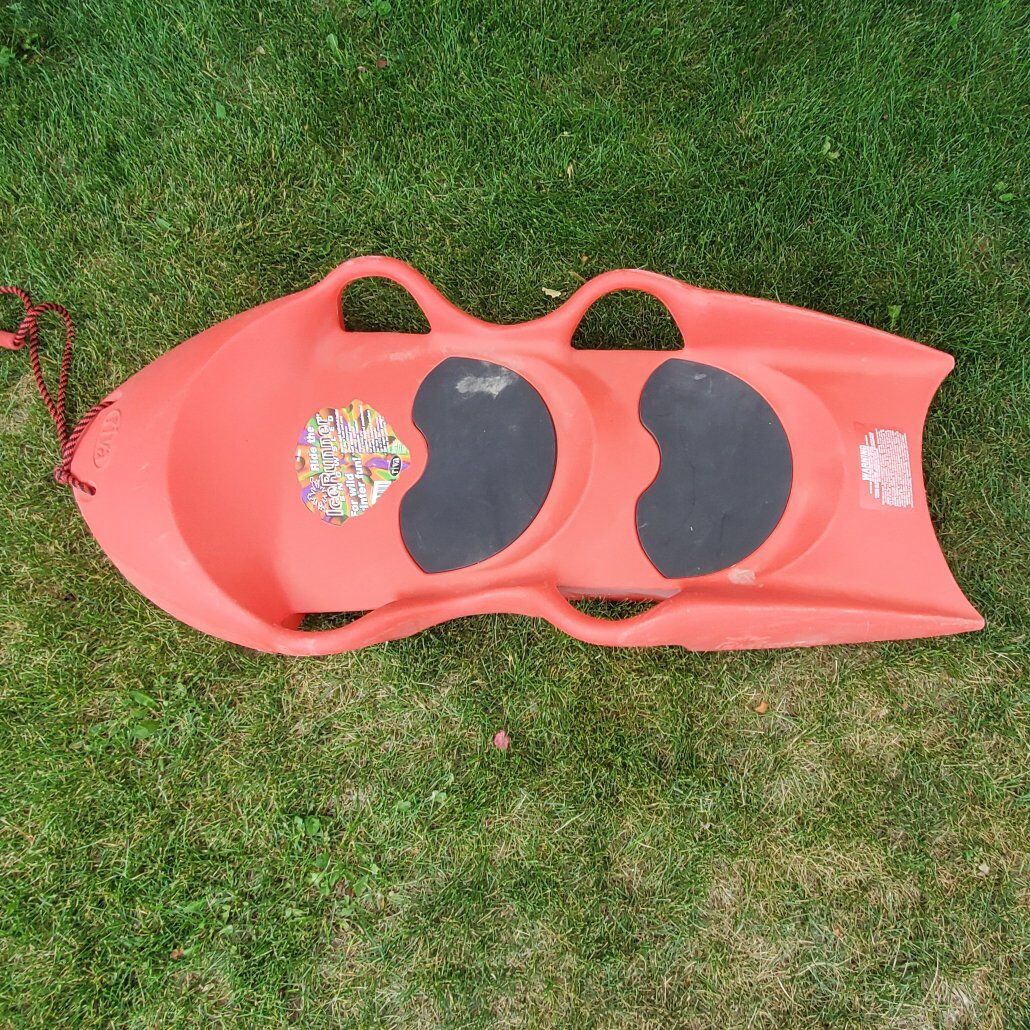 Riva Ice Runner Toboggan 2 Person Snow Sled