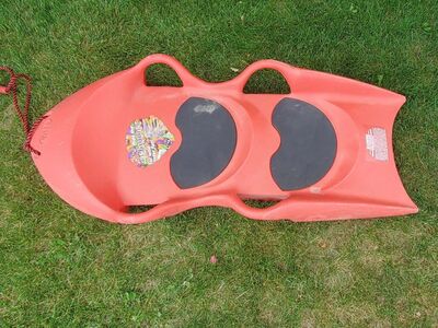 Riva Ice Runner Toboggan 2 Person Snow Sled