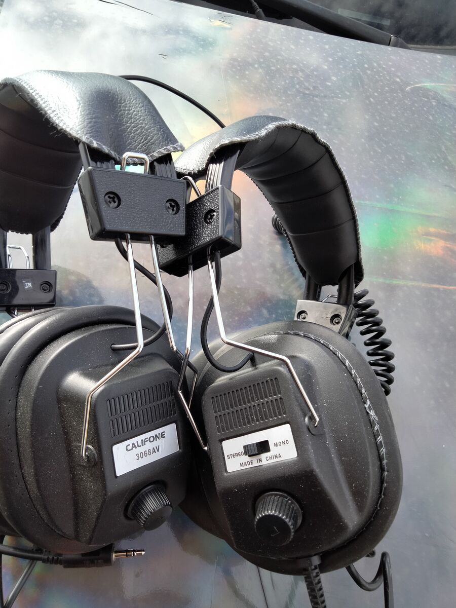 Califone 3068AV (Stereo/Mono Headphones), Black