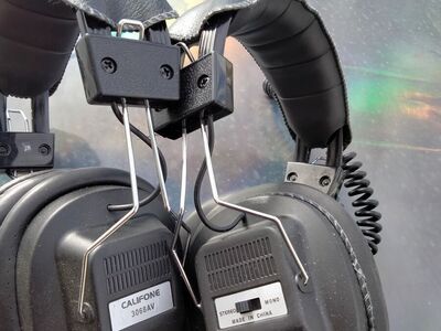 Califone 3068AV (Stereo/Mono Headphones), Black