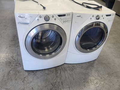 Whirlpool Duet Front Load Washer & Electric Dryer Set - White