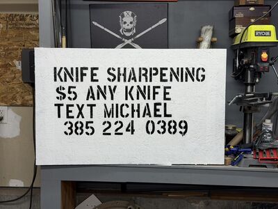 Knife Sharpening $5 Any Knife