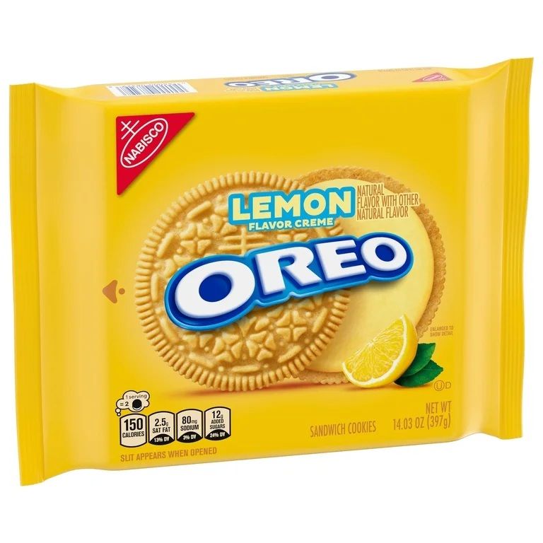 Nabisco Oreo Lemon Creme Sandwich Cookies 14.03 oz. #96075