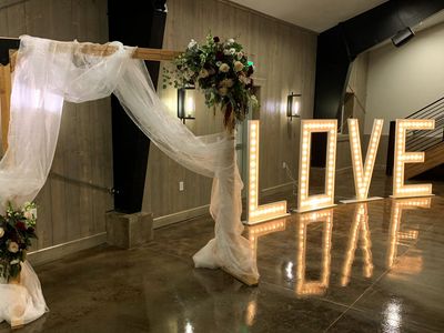 5 FT Lighted LOVE Marquee Letters – Wedding / Event Decor