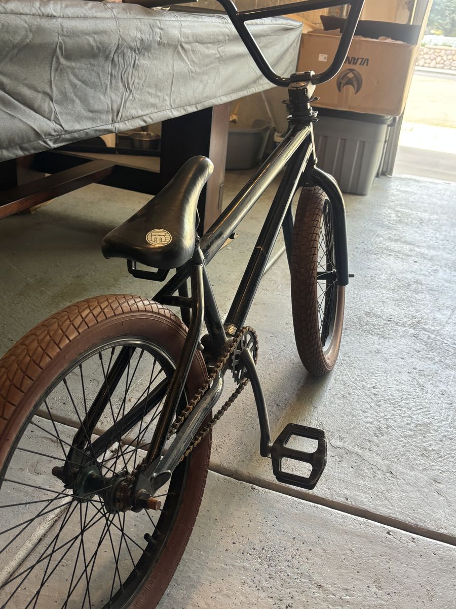 Mongoose BMX Bike with Brown Tires & Skateboard - Used