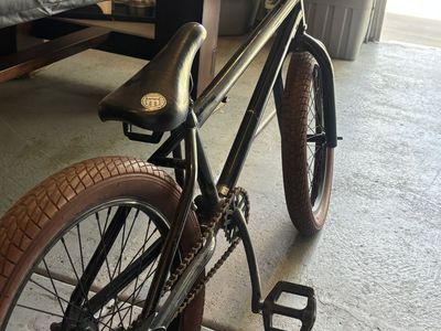 Mongoose BMX Bike with Brown Tires & Skateboard - Used