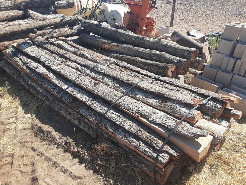 white oak bark edge pieces