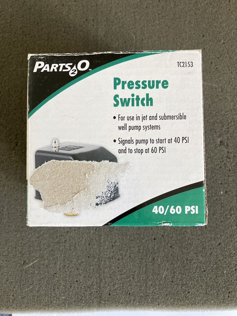 New Pentair Pressure Switch