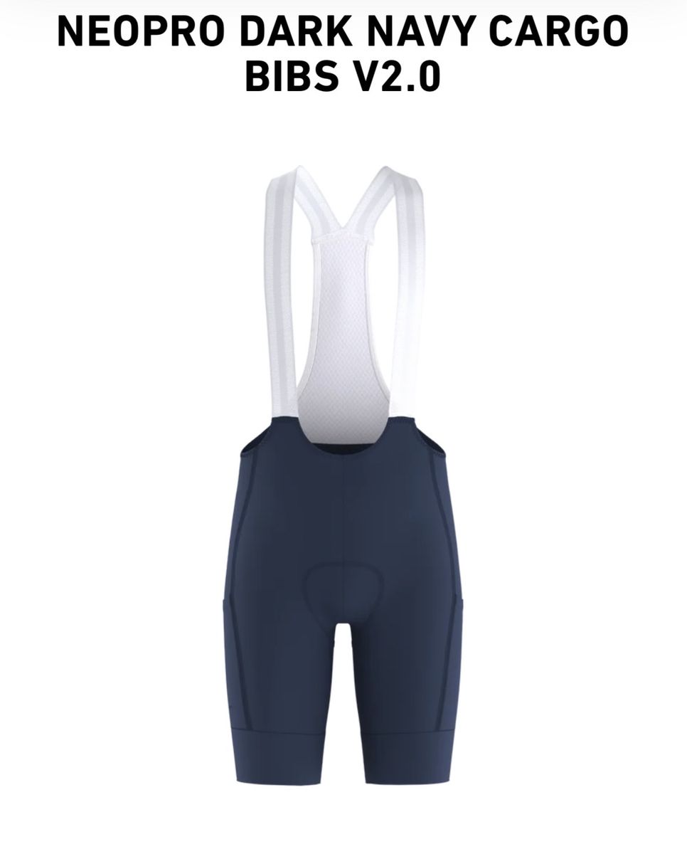 Neopro Dark Navy Cargo Bibs V2.0 Cycling Bib Shorts
