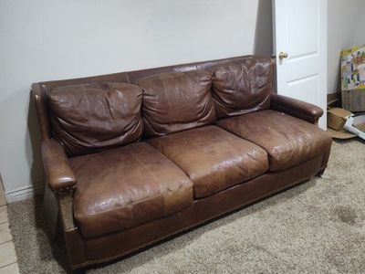 leather couch
