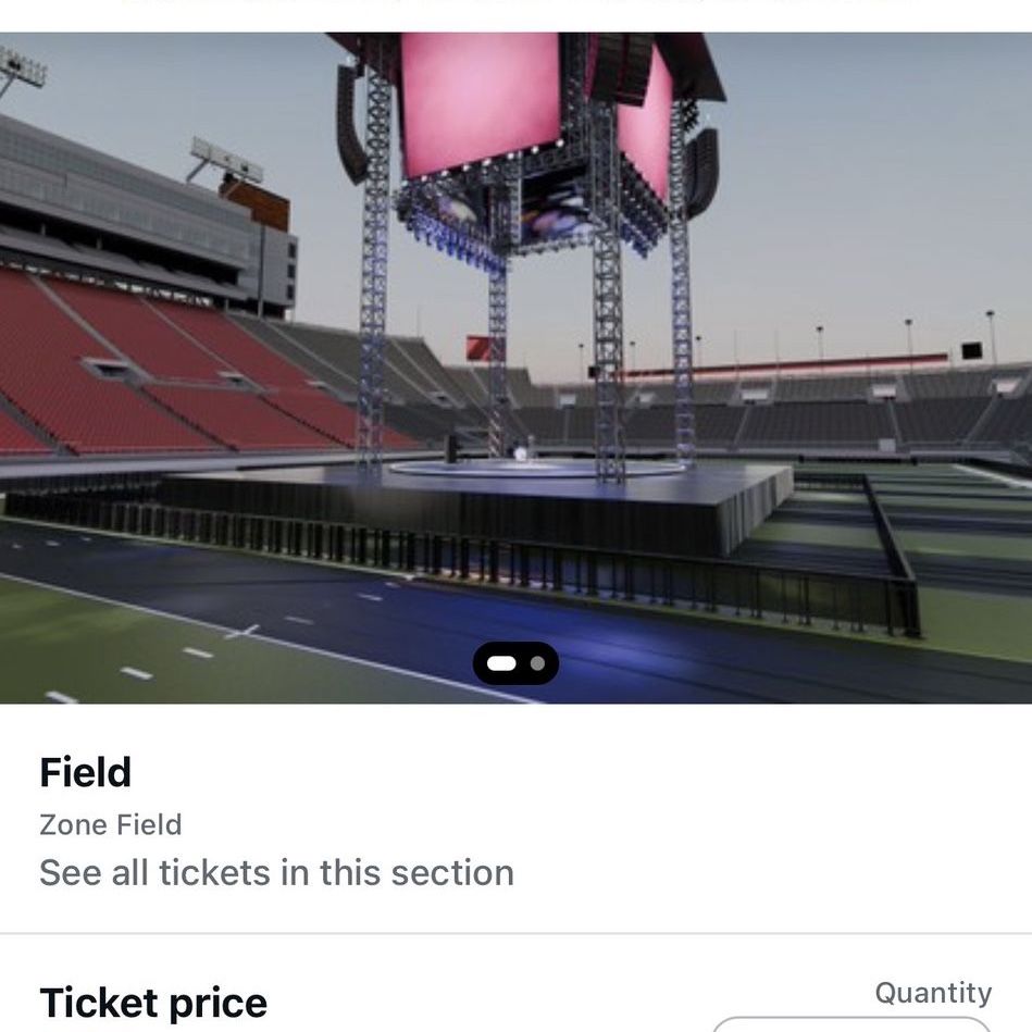 Zach Bryan Concert Tickets - Aug 7, 2026 - Rice Eccles Stadium - Floor Seats (2 Tickets)