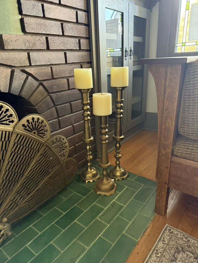 Vintage Tall Brass Candlesticks (50 Each)