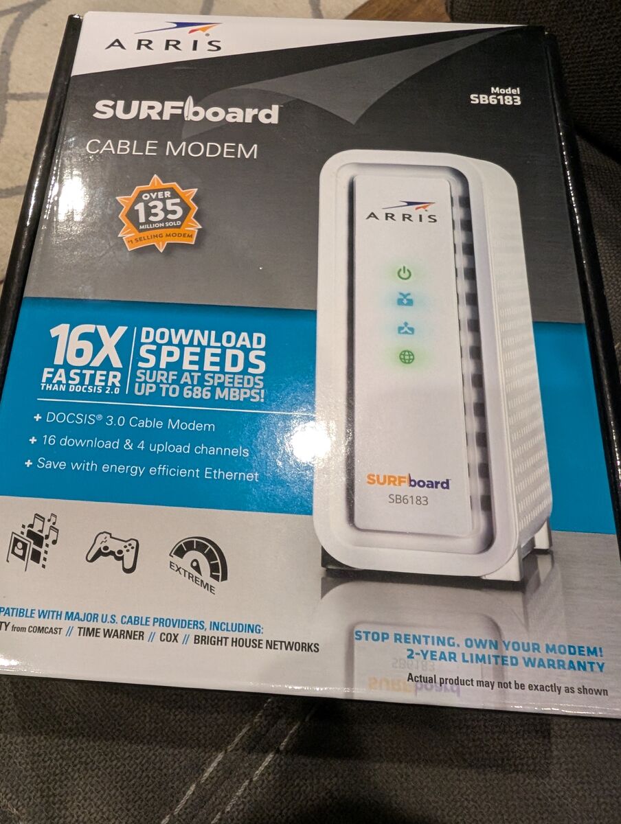 Arris SB6183 Surfboard Modem Cable Internet