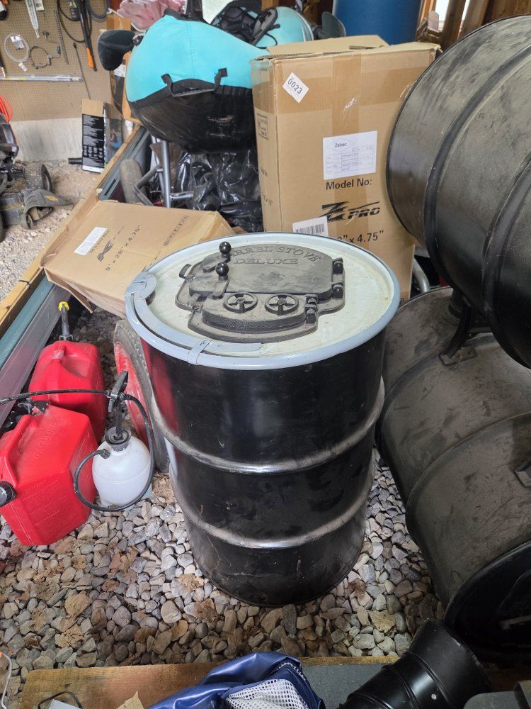 single barrel shop stove