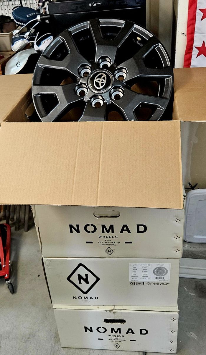 Toyota Truck Wheels Rims Set - 17 Inch Dark Gray 6-Lug.  $220 for 4.