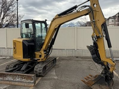 Mini Excavator Rental – Cat 304 4-Ton Excavator – Trenching, Landscaping & Backyard Digging - Angle blade