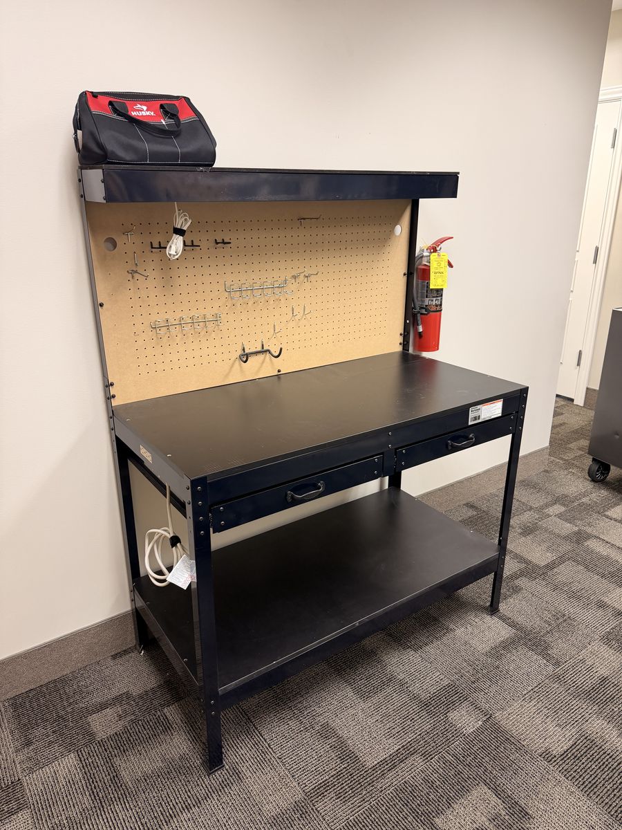 48" Workbench, 2 Drawers, with Lights
