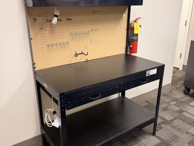 48" Workbench, 2 Drawers, with Lights
