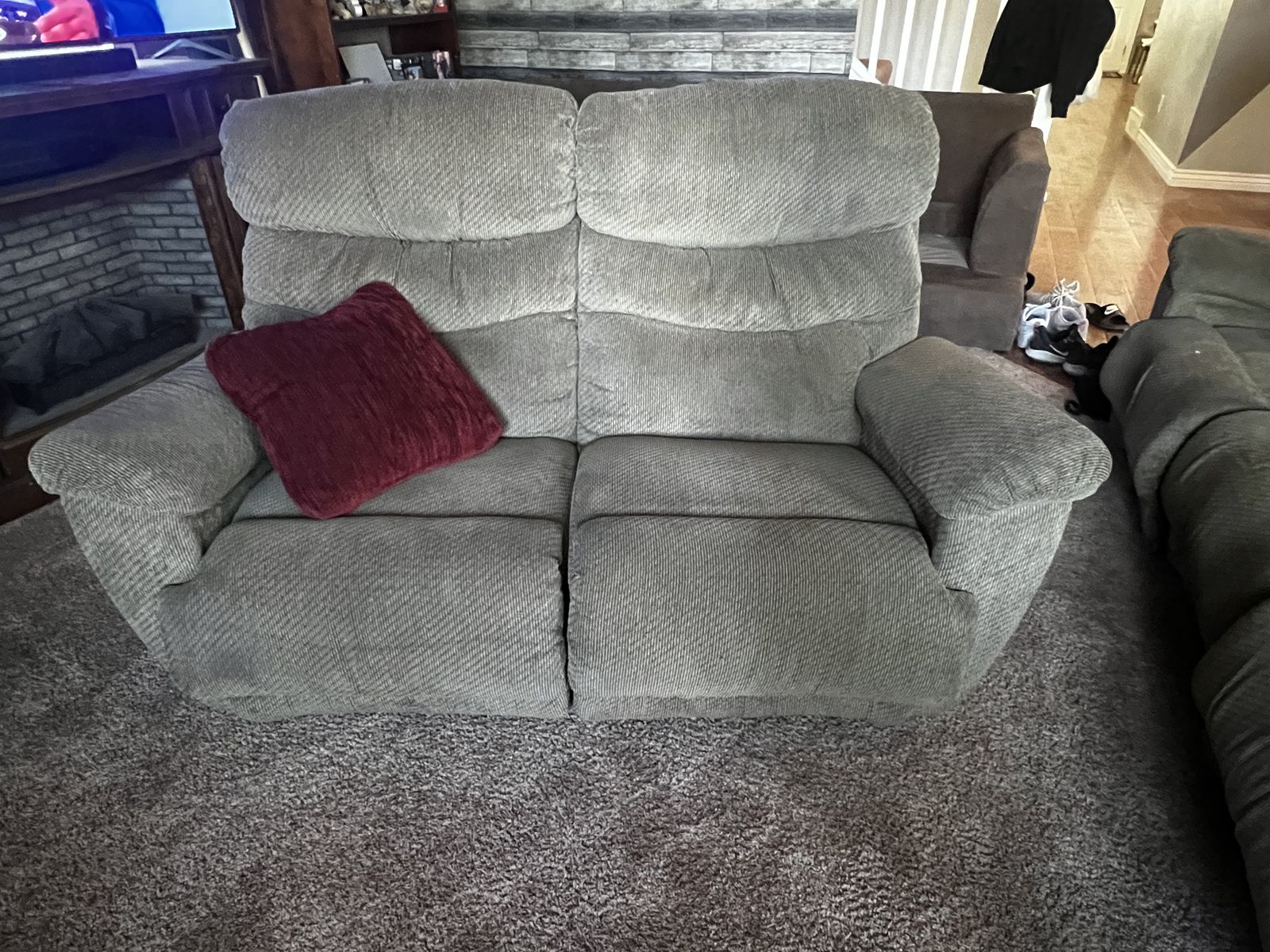Reclining Couch and Loveseat