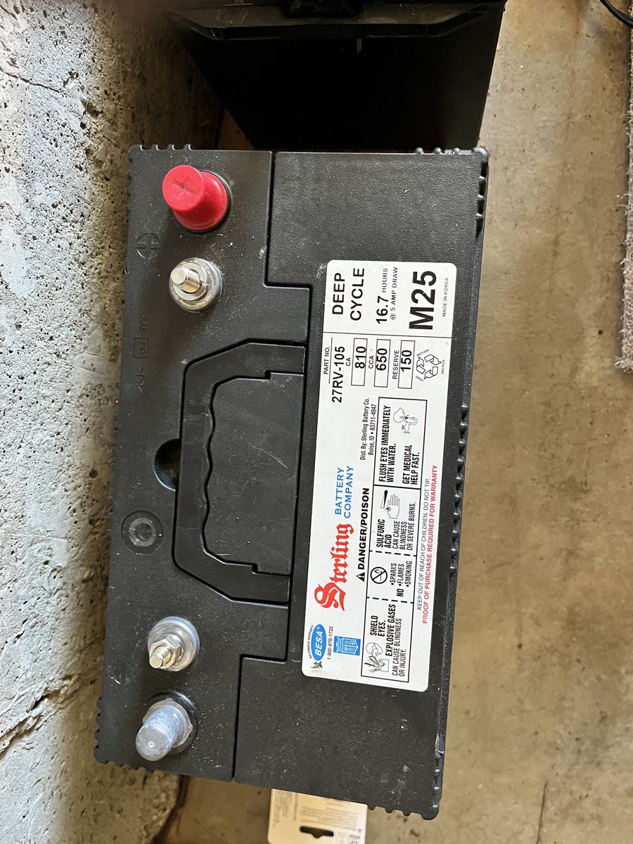 Deep Cycle RV And Marine Batteries