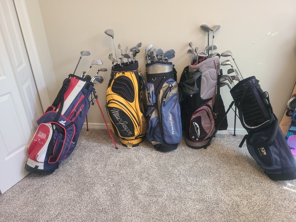 RH men's Standard height golf club sets