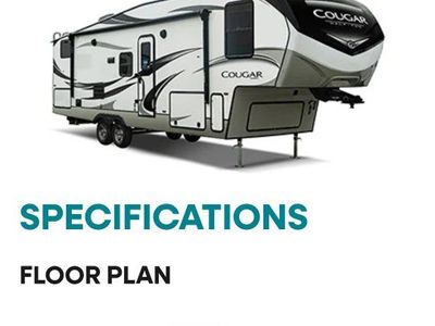 2022 Keystone RV Cougar Series M-29 MBS 32'10" Travel Trailer w/ 3 Slide Outs, Sleeps 9