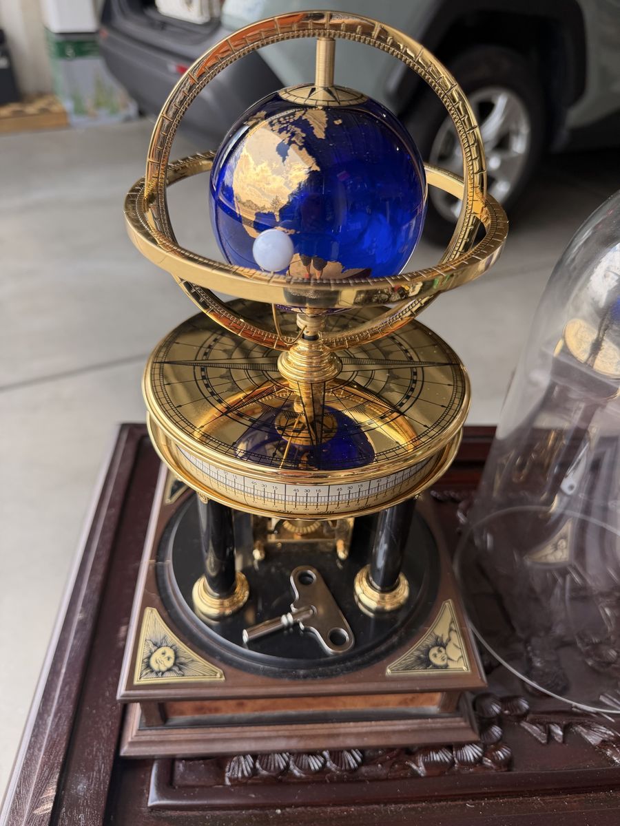 Franklin Mint Royal Geographic Society Millenium Clock
