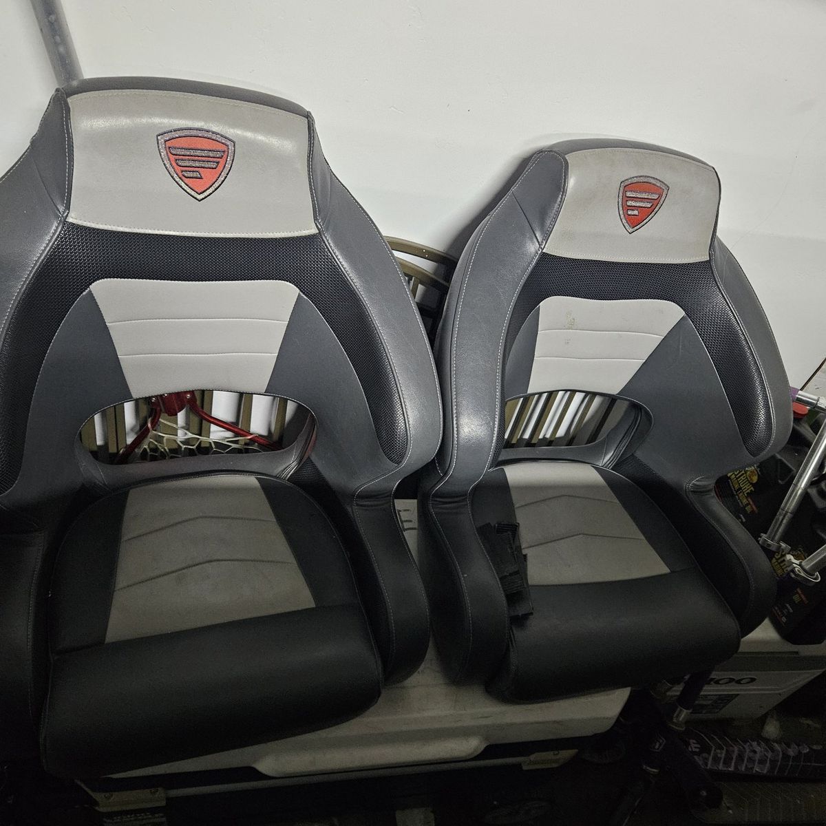 2 captains chairs for outboard or boat