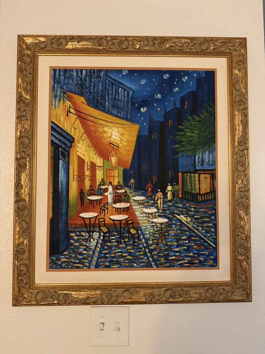 Hand Painted Replicas framed with Italian Wood.