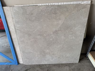 48x48 High Quality Tile - Made in Italy Grey/Beige - 6 pieces
