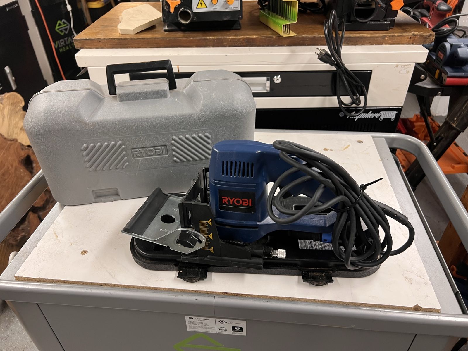 Ryobi JM80 Plate Joiner Biscuit Jointer with Case - Used, Works Great