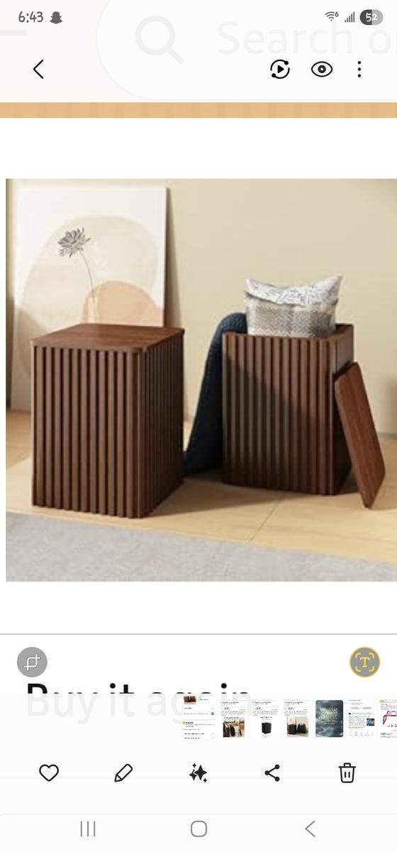 Brand new storage end tables