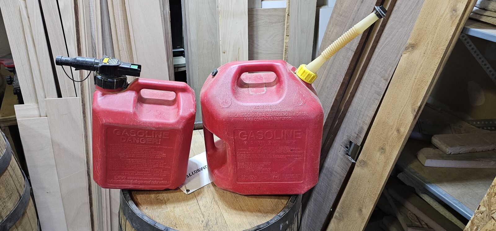 5 gallon gas cans