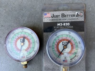 JB Industries M2-820 Manifold Gauges (1 New in Package, 1 Used)