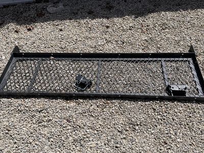 RV bumper cargo carrier