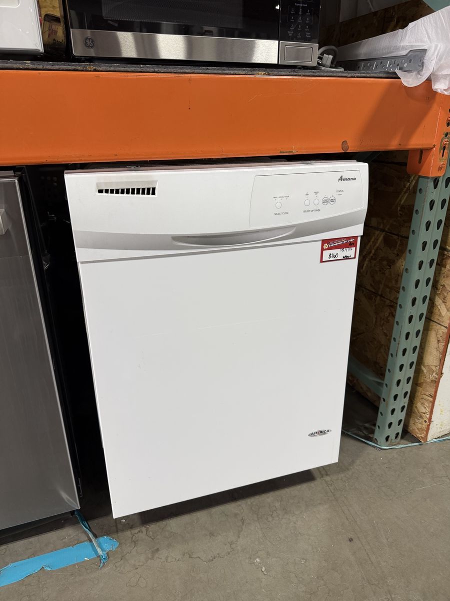 BIG SAVINGS NOW! AMANA WHITE DISHWASHER