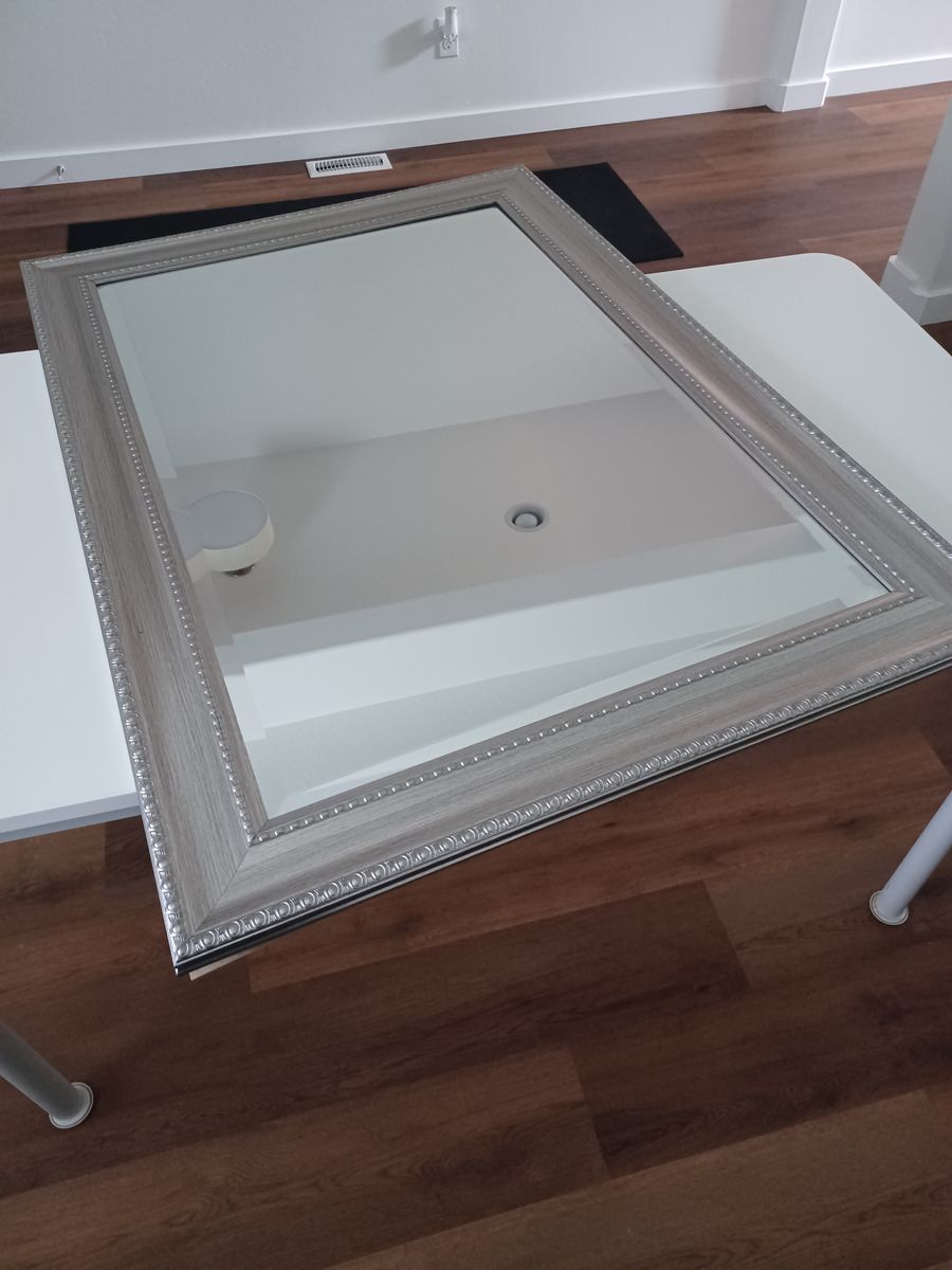 Mirror w/ Silver Trim