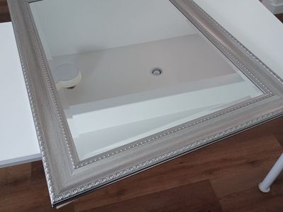 Mirror w/ Silver Trim