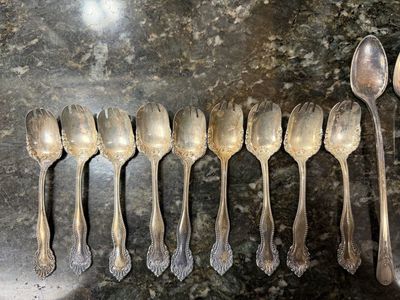 Vintage Mixed Lot Silverware Spoons & Forks - Various Patterns, Estate Finds