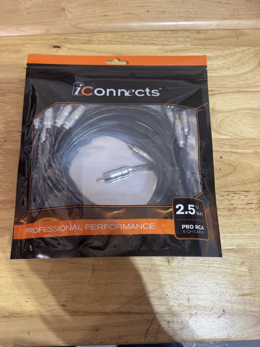 IConnects 6 Channel RCA Cables