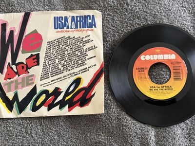 We Are The World 45" Record