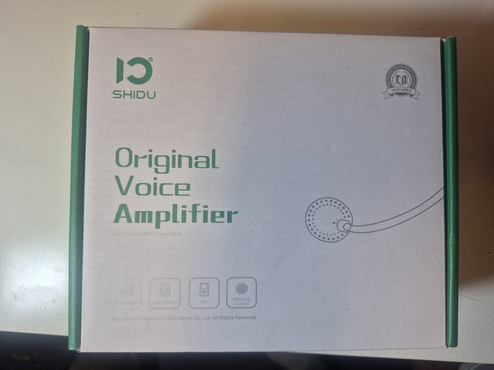 SHIDU M800UHF Black Wireless Voice Amplifier