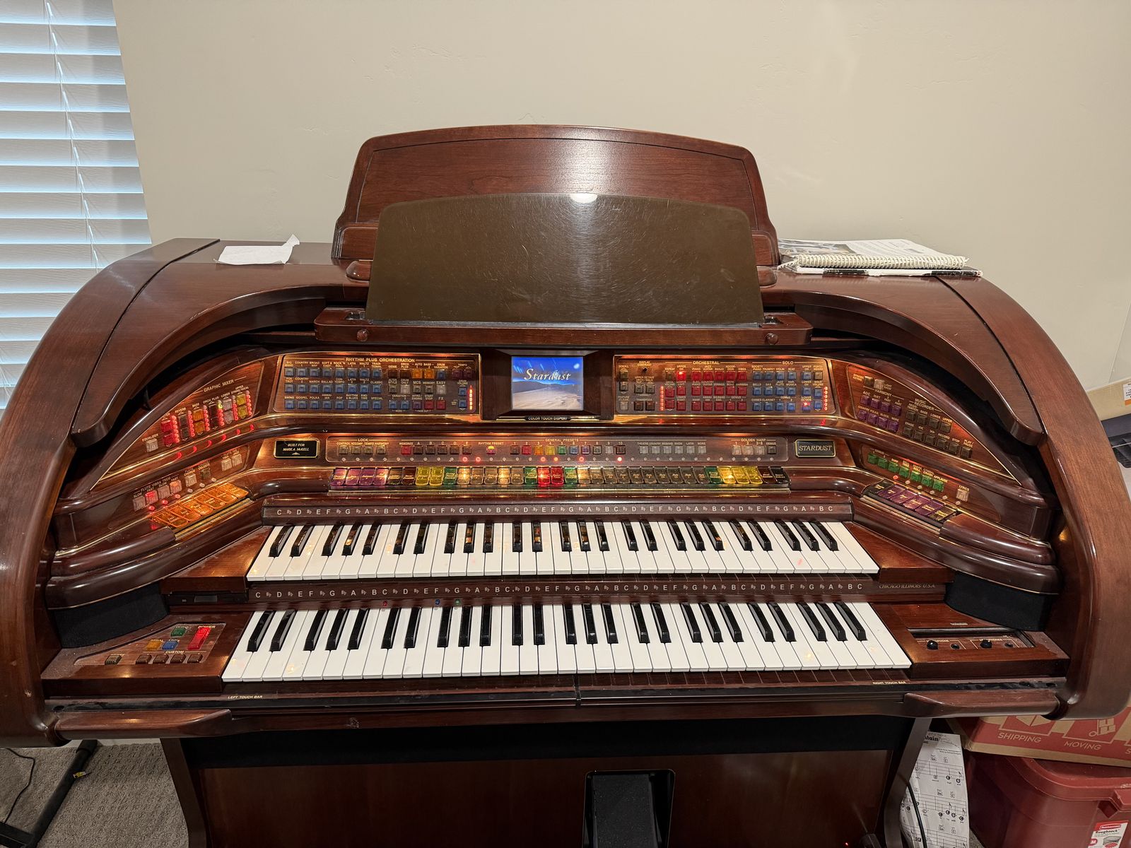 Lowery stardust deluxe electric organ (light use)