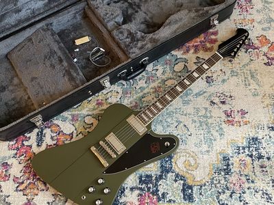 Upgraded Firebird Olive Green Epiphone