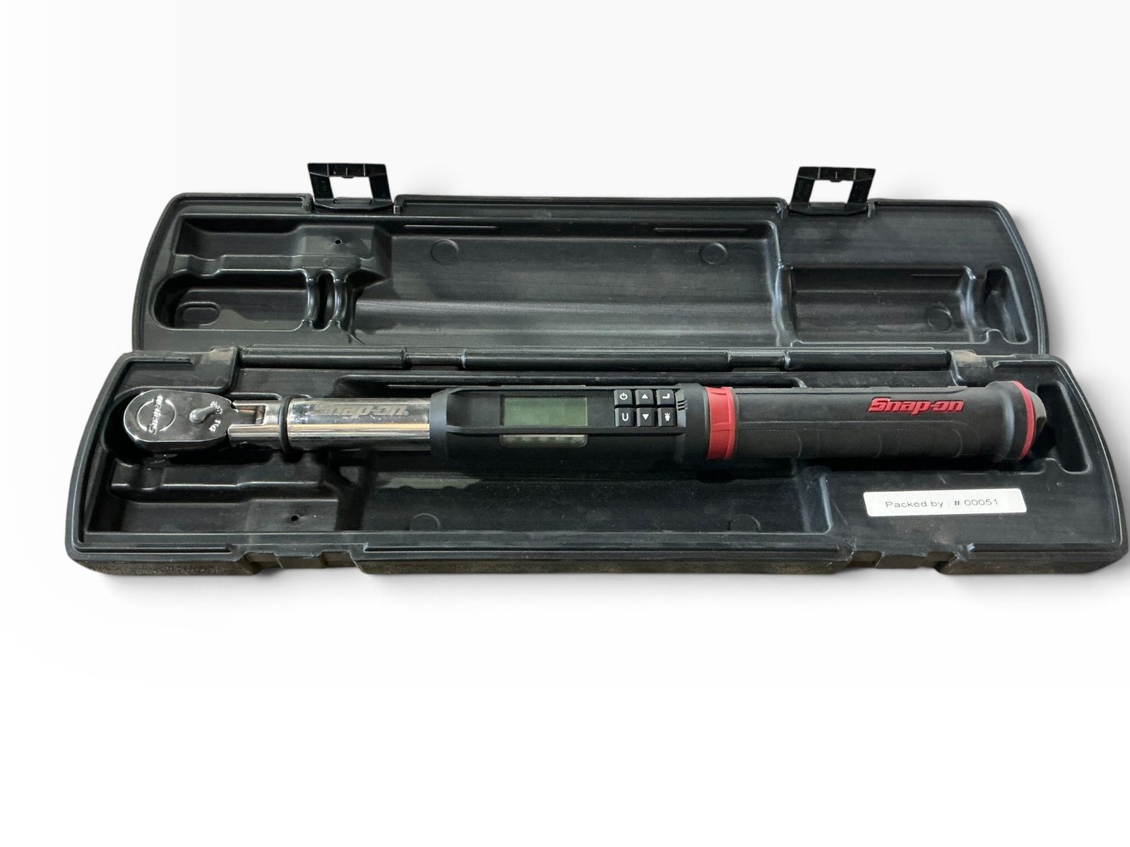 Snap-on TechAngle Digital Torque Wrench with Storage Case ATECH2FR100B E75014944