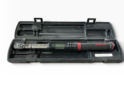 Snap-on TechAngle Digital Torque Wrench with Storage Case ATECH2FR100B E75014944